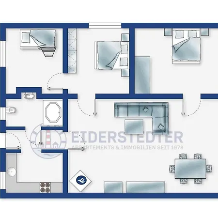 Haushaelfte 7a Strandlaeufer Id 124 *